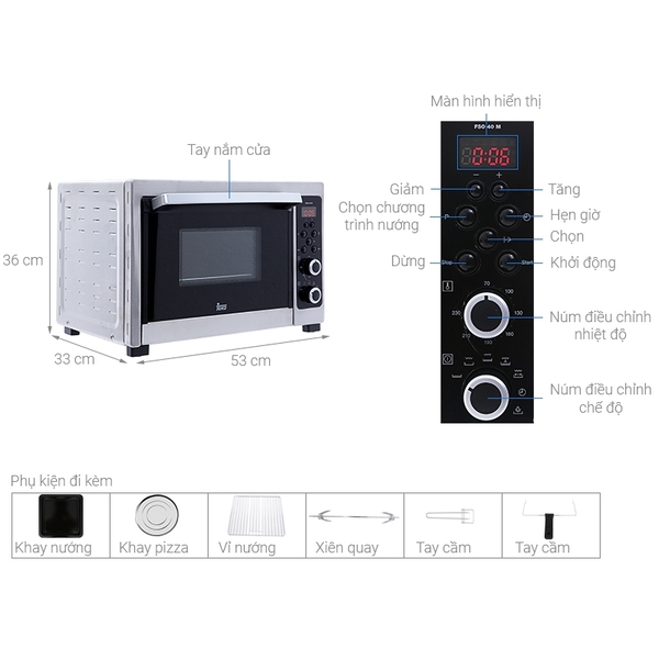 Lò Nướng Teka FSO 40M - 38 Lít
