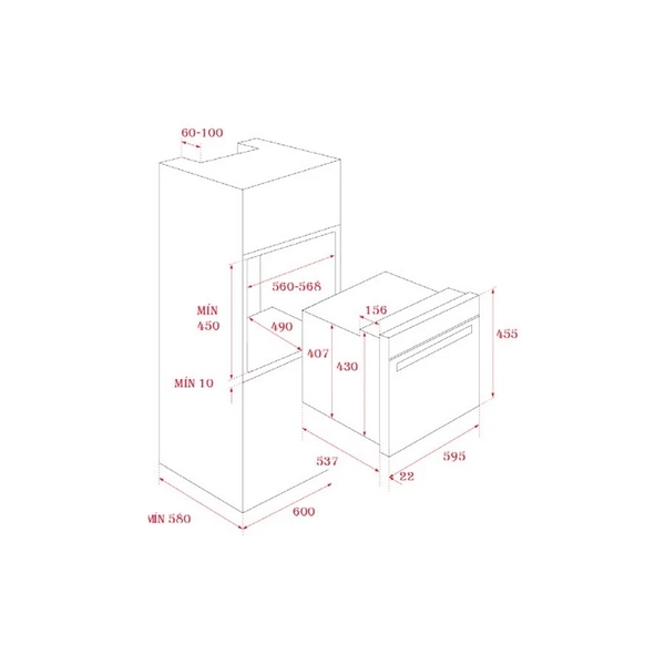 Lò Nướng Teka HLC 840 41531020 - 44 Lít