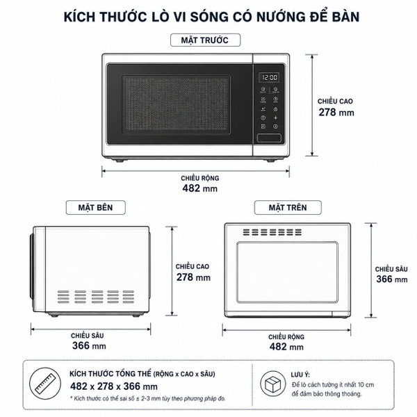 Lò Vi Sóng Có Nướng ELECTROLUX EMG23DI9EBP 23L