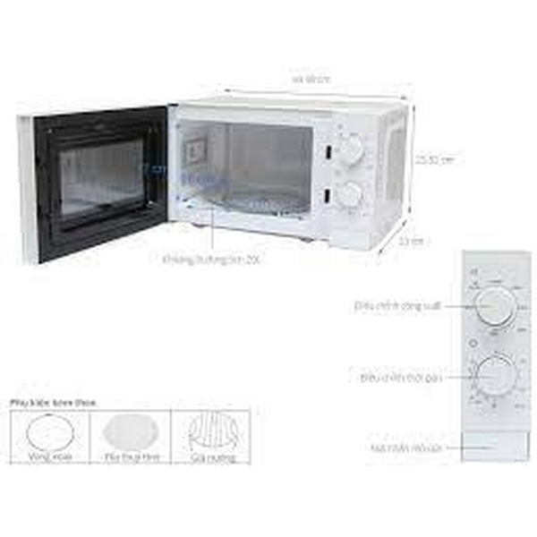 Lò Vi Sóng Để Bàn 20L Electrolux EMM20K18GWI