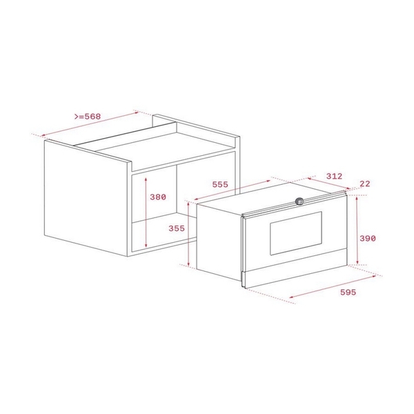 Lò Vi Sóng Có Nướng TEKA ML 822 BIS L 40584300 - 71 Lít