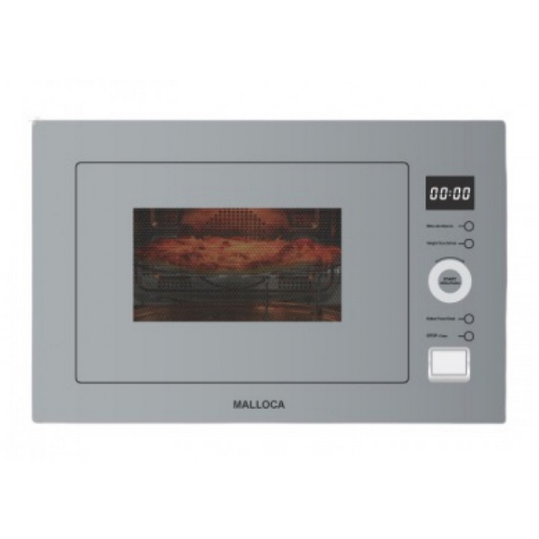 Lò Vi Sóng Malloca MW 927BG Kính Xám Âm Tủ 27L
