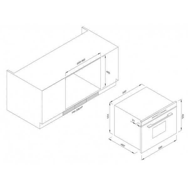 Lò Vi Sóng Malloca MW35-IX03 Âm Tủ 35L Màu Trắng 35L