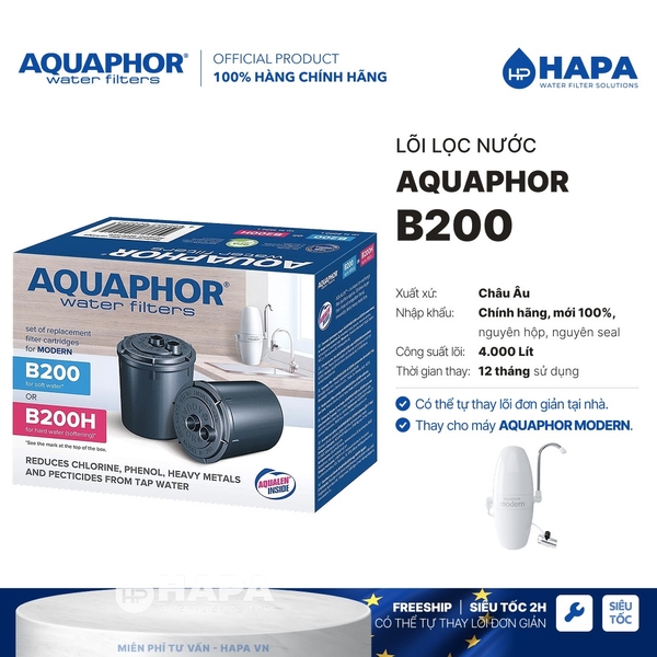 Thiết Bị Lọc Nước Tại Vòi AQUAPHOR MODERN Nano - Nhập Khẩu Châu Âu, Hàng Chính Hãng