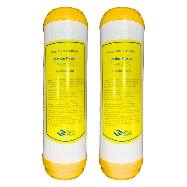Lõi Lọc Cation Resin AQUA CRF-101 10 inch Làm Mềm Nước