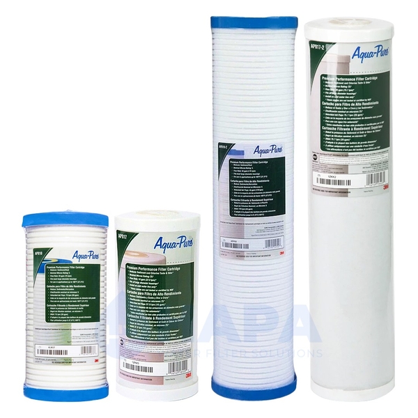 Lõi Lọc Nước 3M AP810, AP817, AP810_2, AP817_2 - Lõi Lọc Tổng Đầu Nguồn 10 inch, 20 inch (Béo) BigBlue Thay Thế 3M™ Aqua-Pure™ và Các hãng tương tự - Hàng Chính Hãng