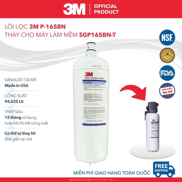 Lõi Lọc Nước 3M Made in USA, Đầy Đủ Models - Nhập Khẩu Mỹ