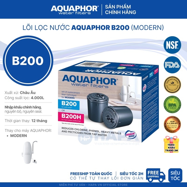 Lõi Lọc AQUAPHOR B200 - Nhập khẩu Châu Âu