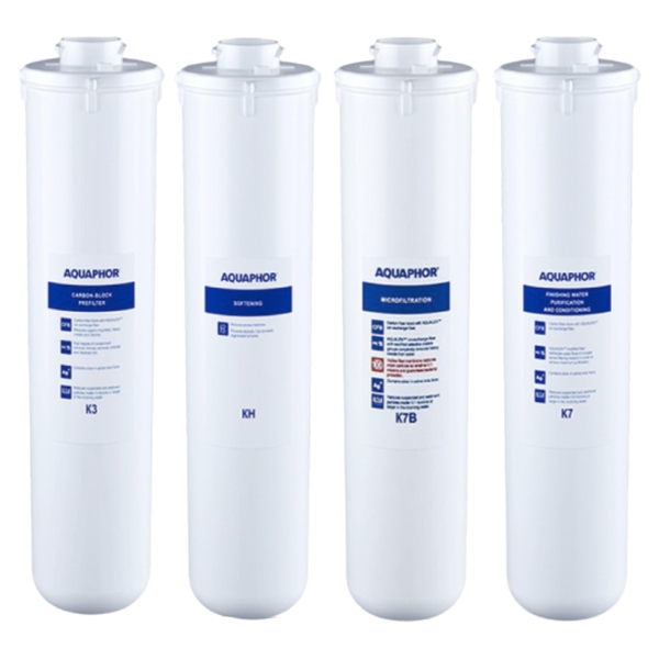 Bộ 4 Lõi Lọc Nước AQUAPHOR CRYSTAL ECO H - Nhập khẩu nguyên bộ Châu Âu