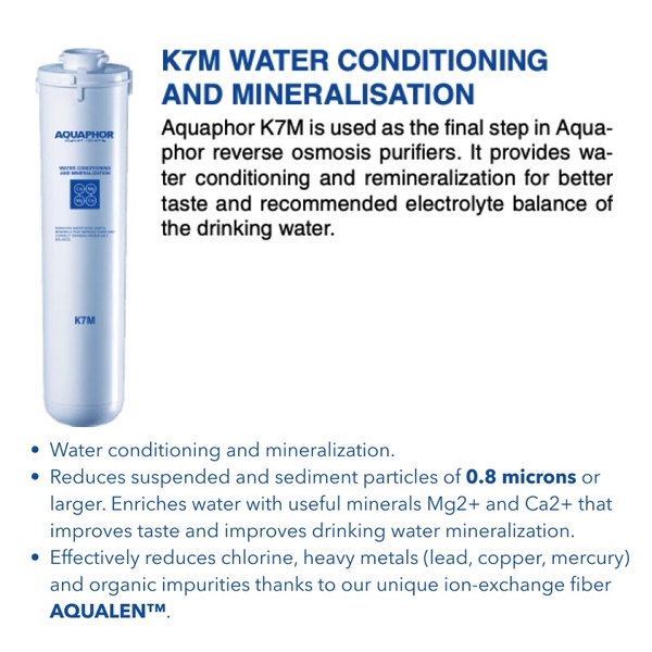 Lõi Lọc Nước AQUAPHOR K7M Thay Cho Máy MORION - Nhập khẩu Châu Âu