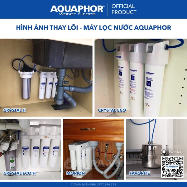 Lõi Lọc Nước AQUAPHOR KH Châu Âu Thay Cho Máy CRYSTAL H / ECO H
