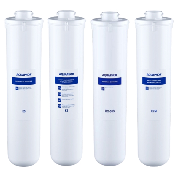 Bộ 4 Lõi Lọc AQUAPHOR MORION RO-101S - Nhập khẩu nguyên bộ Châu Âu