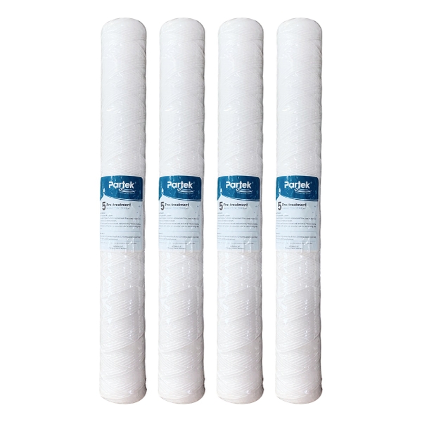 Lõi Lọc Sợi Quấn PARTEK P2005-PP 20 inch, 1-5 micron cao cấp