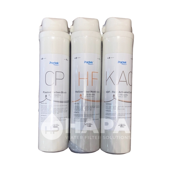 Lõi Lọc Thay Thế PARTEK P3385-USF - Bộ 3 Lõi Lọc Nước PARTEK CP, HF, KAC