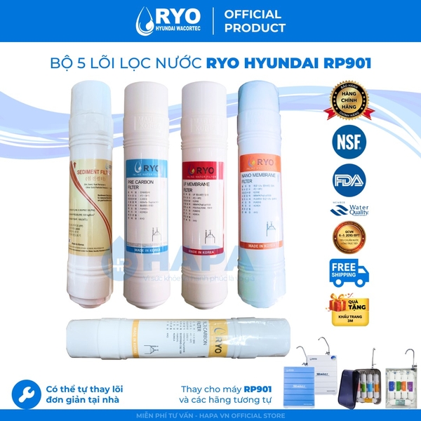Lõi Lọc Nước RYO HYUNDAI RP 01 Sediment Filter Nhập Khẩu Hàn Quốc