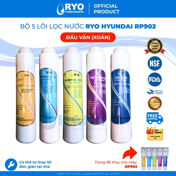 Lõi Lọc Nước RYO HYUNDAI Đầy Đủ Models - Nhập Khẩu Hàn Quốc