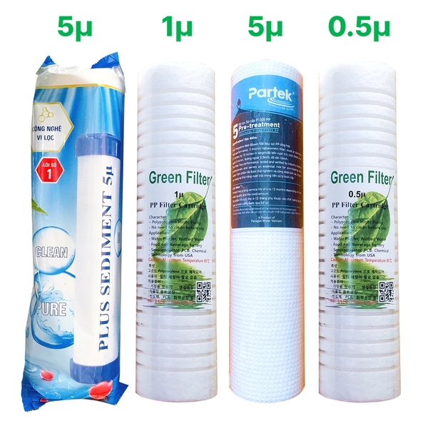 Lõi Lọc Số 1 PP 10 inch Sediment Filters - Dùng Cho Mọi Dòng Máy Lọc Nước