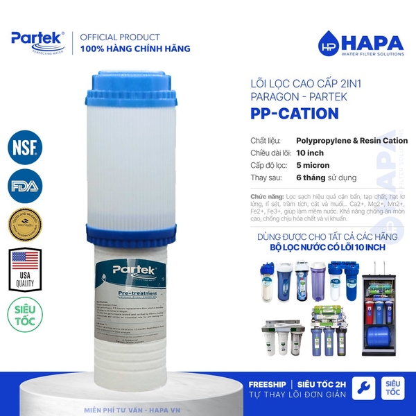 Lõi Lọc Nước Số 1 PP Plus Sediment Filter 10 inch - Cho Mọi Dòng Máy RO