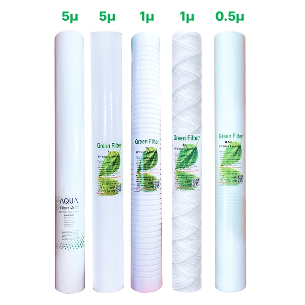 Lõi Lọc Số 1 PP - Lõi Lọc Thô 20 inch - Dùng Cho Mọi Dòng Máy Bán Công Nghiệp