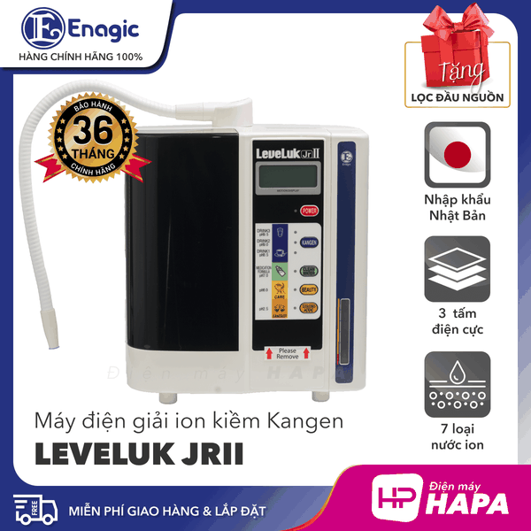 Máy Điện Giải ION Kiềm Kangen LEVELUK JRII - Nhập Khẩu Nhật Bản