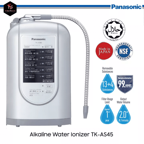 Máy Điện Giải ION Kiềm PANASONIC TK-AS45 - Nhập Khẩu Nhật Bản