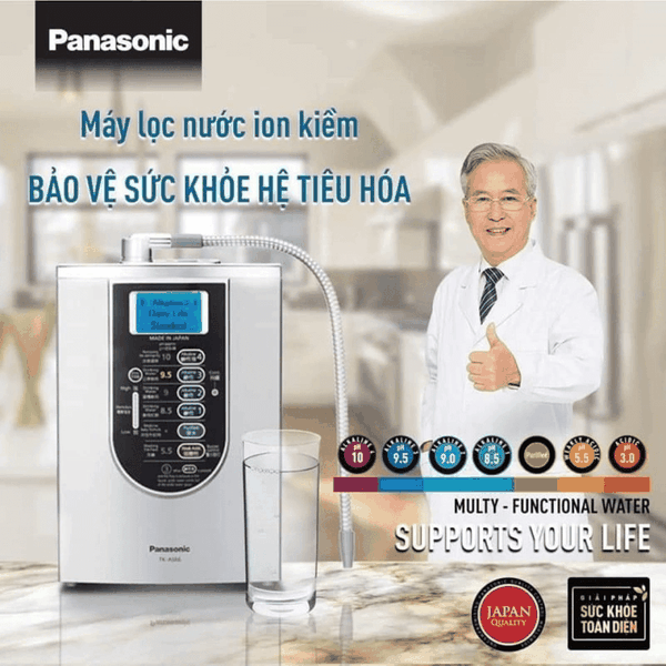 Máy Điện Giải ION Kiềm PANASONIC TK-AS66 - Nhập Khẩu Nhật Bản