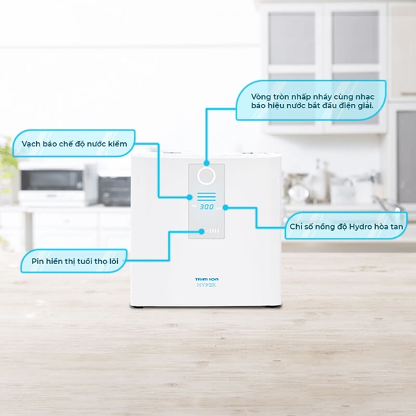 Máy Điện Giải ION Kiềm TRIM ION HYPER - Nhập Khẩu Nhật Bản