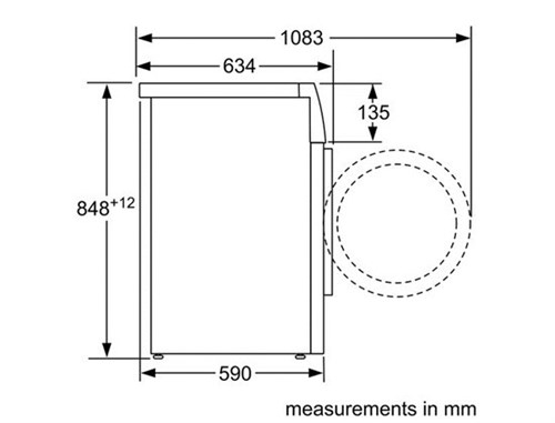 Máy Giặt Bosch WAW28440SG Cửa Trước Độc Lập 8 Kg