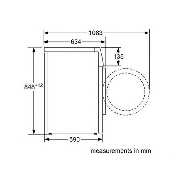 Máy Giặt Bosch WAW28440SG Cửa Trước Độc Lập 8 Kg