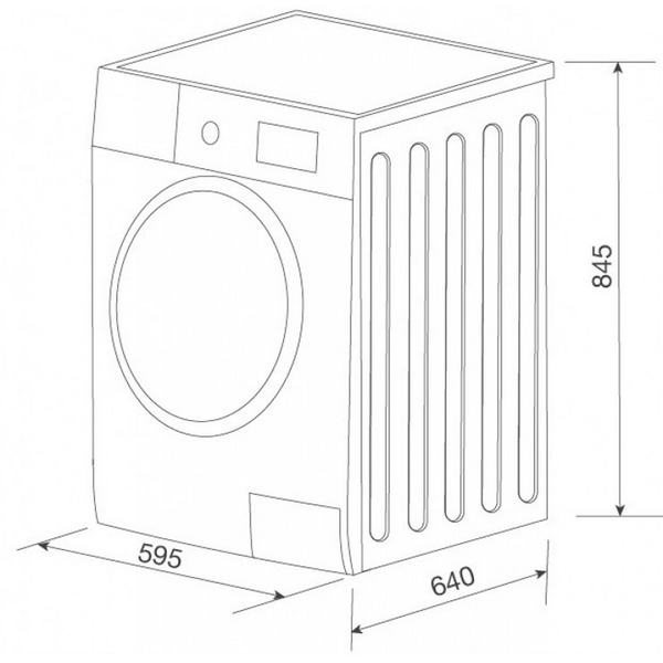 Máy Sấy Quần Áo Malloca MTD-010SIL 10 Kg Cửa Trước Độc Lập