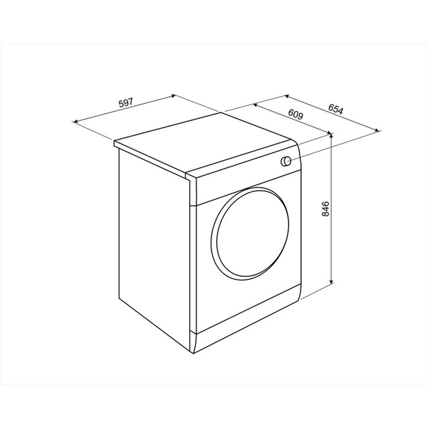 Máy Sấy Độc Lập SMEG DHT82EIN 536.94.547 - 8 Kg