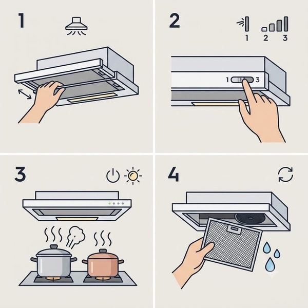 Máy Hút Mùi Âm Tủ Electrolux EFP6520X - 520 m³/h