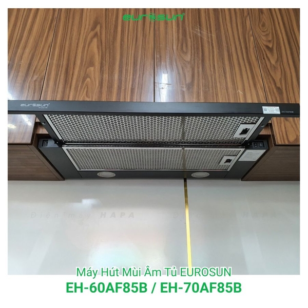 Máy Hút Mùi Âm Tủ EUROSUN EH-60AF85B, EH-70AF85B, Công Suất 850m³/h