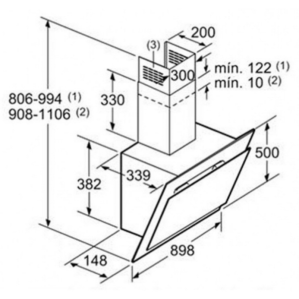 Máy Hút Mùi Bosch DWK67CM60B Gắn Tường - 730 m³/h