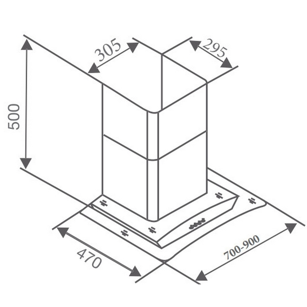 Máy Hút Mùi Khói Canzy CZ 3388C2 - 1100 m³/h