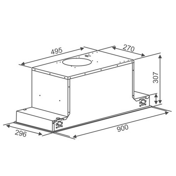 Máy Hút Mùi Âm Tủ CANZY CZ 68DT - 1250 m³/h