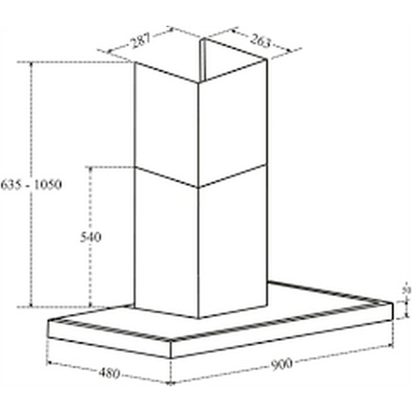 Máy Hút Mùi Áp Tường Canzy CZ CZ P68 - 1400 m³/h