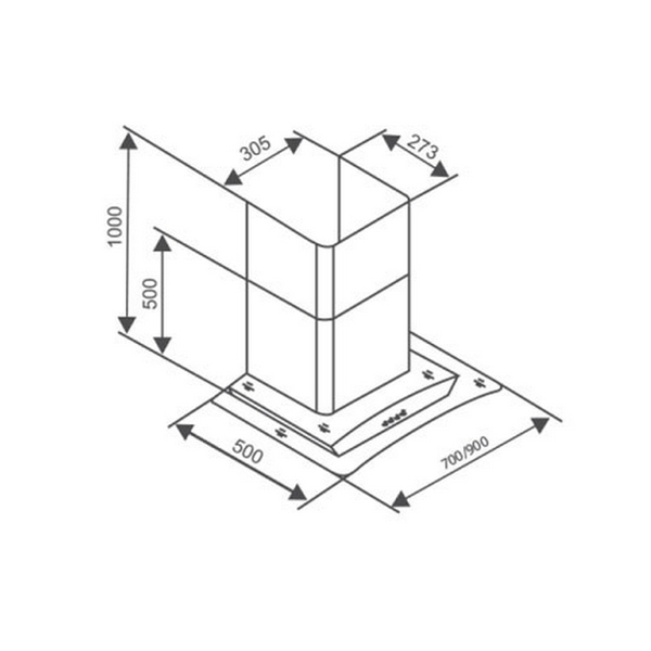 Máy Hút Mùi Khói Canzy CZ M6890, M6870 - 1500 m³/h
