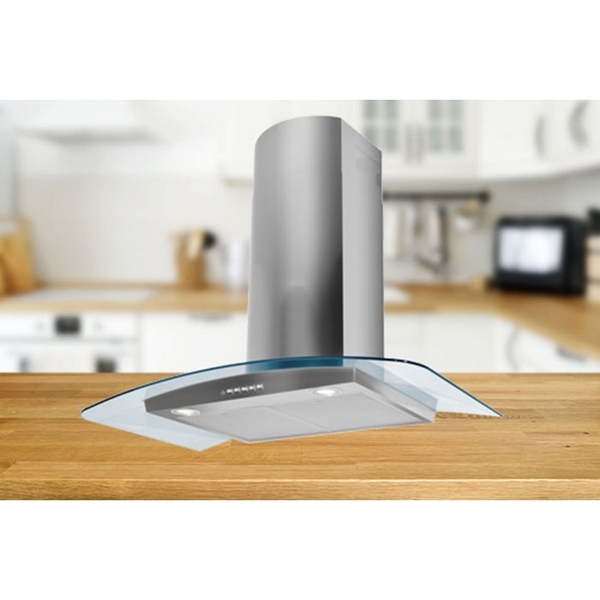 Máy Hút Mùi Áp Tường Kính Cong Canzy CZ MR70, CZ MR90 - 1400 m³/h