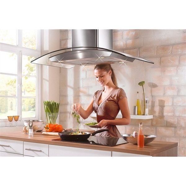 Máy Hút Mùi Áp Tường Kính Cong Canzy CZ V57, CZ V59 - 1400 m³/h