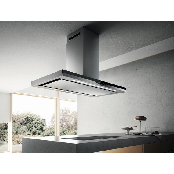 Máy Hút Mùi Đảo ELICA METEORITE ISLAND 300 - 1000 m³/h Treo Độc Lập