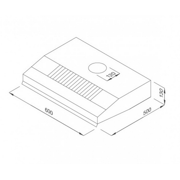 Máy Hút Khói Khử Mùi Malloca H342.6 TC Cổ Điển - 500 m³/h