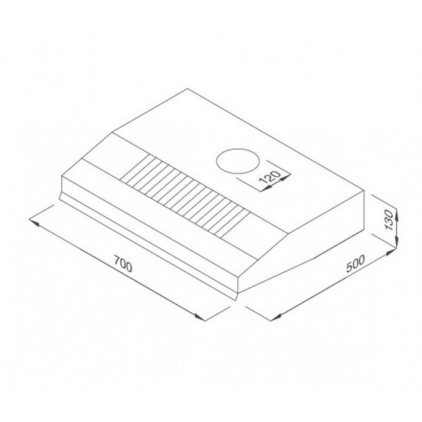 Máy Hút Khói Khử Mùi Malloca H342.7TC Cổ Điển - 500 m³/h