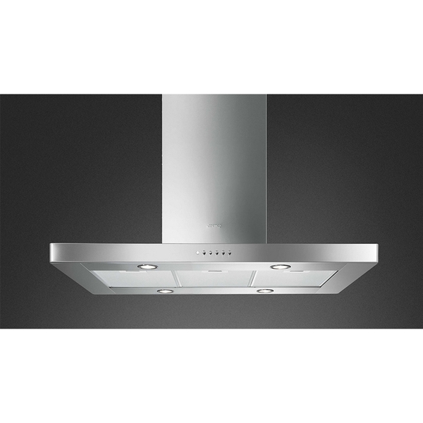 Máy Hút Mùi Đảo SMEG KI90XE 536.84.628 - 820 m³/h Treo Độc Lập