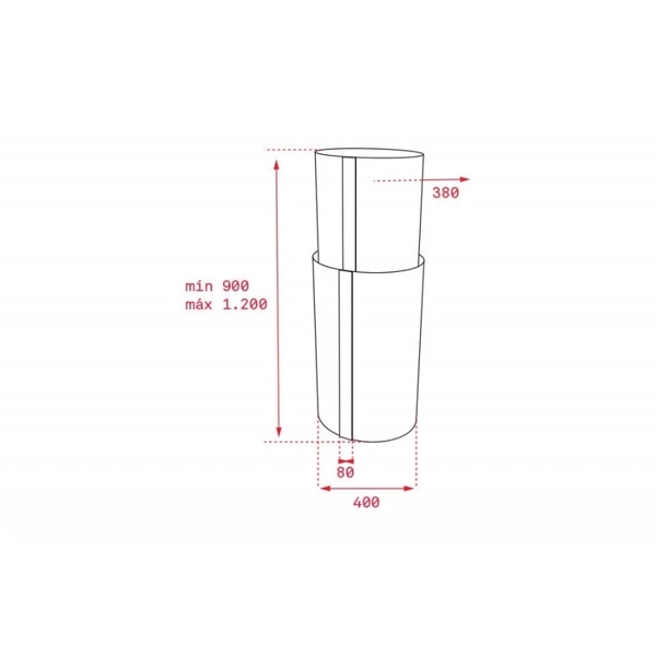 Máy Hút Mùi Đảo Teka CC 485 40480330 Treo Độc Lập