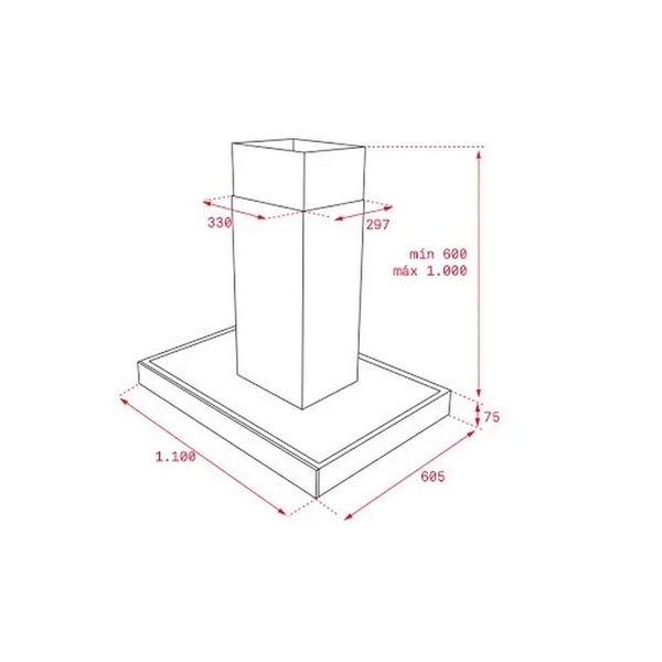 Máy Hút Mùi Đảo Teka DPL ISLAND 1185 STRUCTURE 40483173