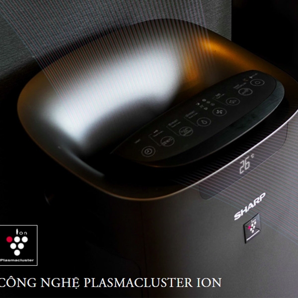 Máy Lọc Không Khí SHARP KI-L80V-T ≤62m², Plasmacluster ion, Tạo ẩm