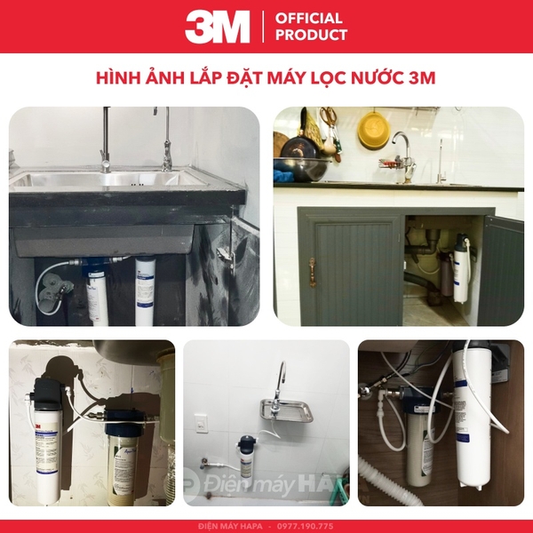 Ảnh lắp đặt thực tế của Máy Lọc Nước Uống Trực Tiếp 3M BREW120-MS tại Điện máy HAPA - 02