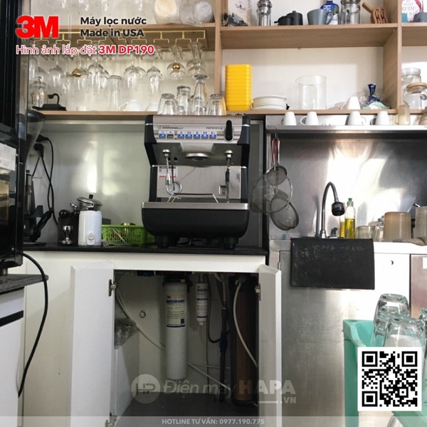 Máy Lọc Nước 3M DP190 Chuyên Dùng Quán Cà Phê, Nhà Hàng - Nhập Khẩu Mỹ