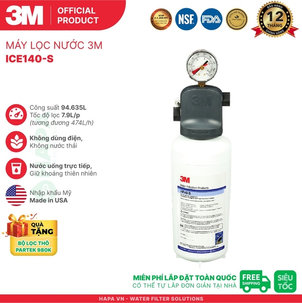 Máy Lọc Nước 3M Cho Máy Pha Cà Phê cao cấp - Nhập khẩu Mỹ